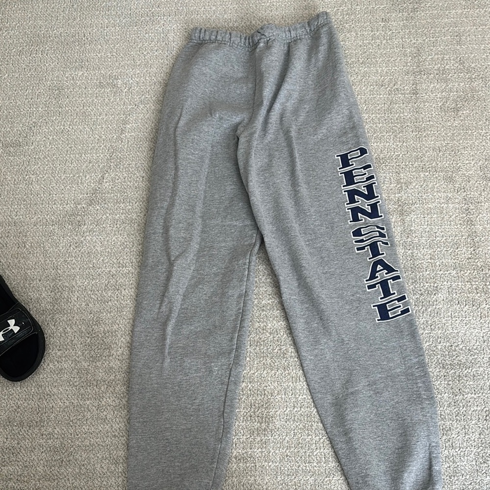 Jerzees Gray Athletic Joggers with Elastic Waistband